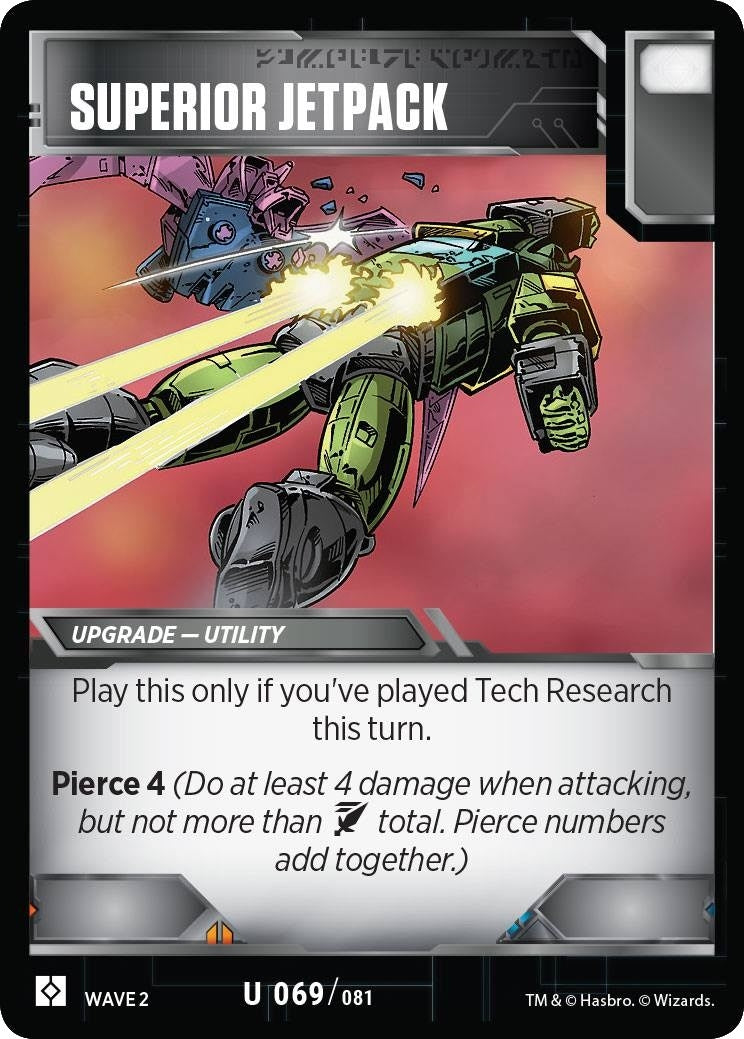 Image for Superior Jetpack (Rise of the Combiners) (69) - Transformers TCG