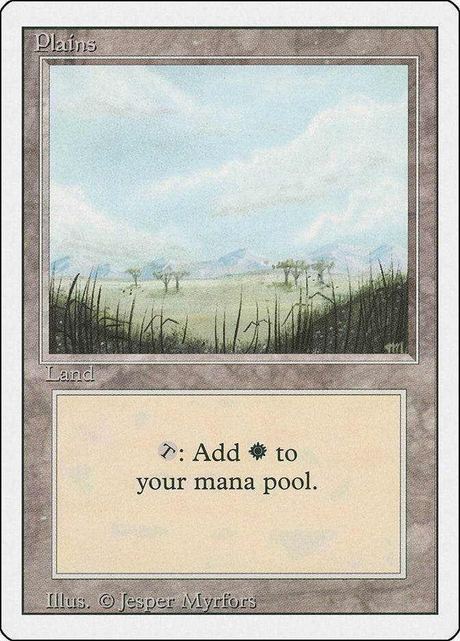 Image for Plains (B) (Revised Edition) (294) - Magic: The Gathering