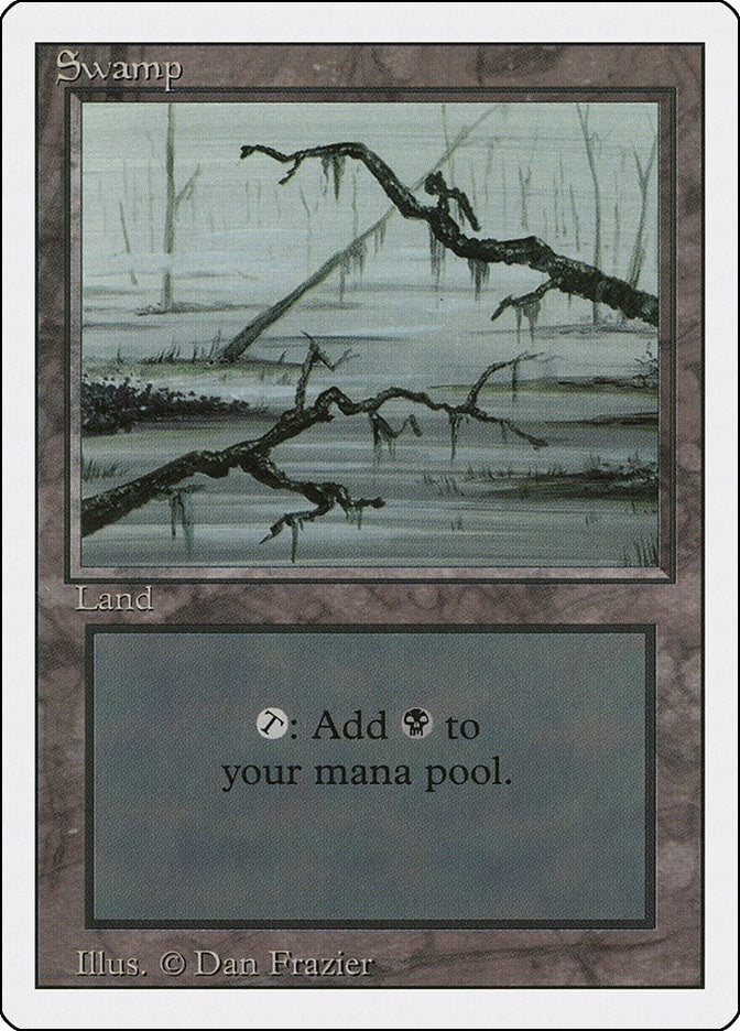 Image for Swamp (C) (Revised Edition) (300) - Magic: The Gathering
