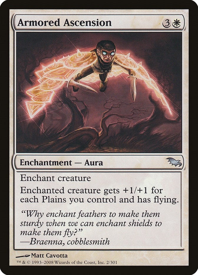 Image for Armored Ascension (Shadowmoor) (2) - Magic: The Gathering