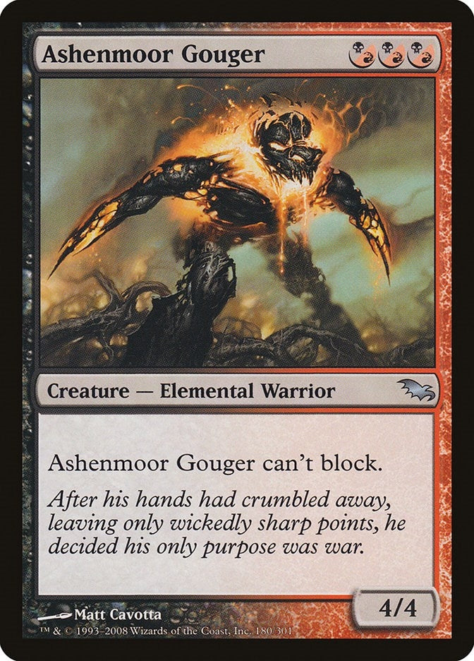 Image for Ashenmoor Gouger (Shadowmoor) (180) - Magic: The Gathering