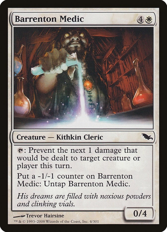 Image for Barrenton Medic (Shadowmoor) (4) - Magic: The Gathering