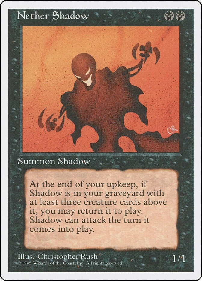 Image for Nether Shadow (Fourth Edition) - Magic: The Gathering