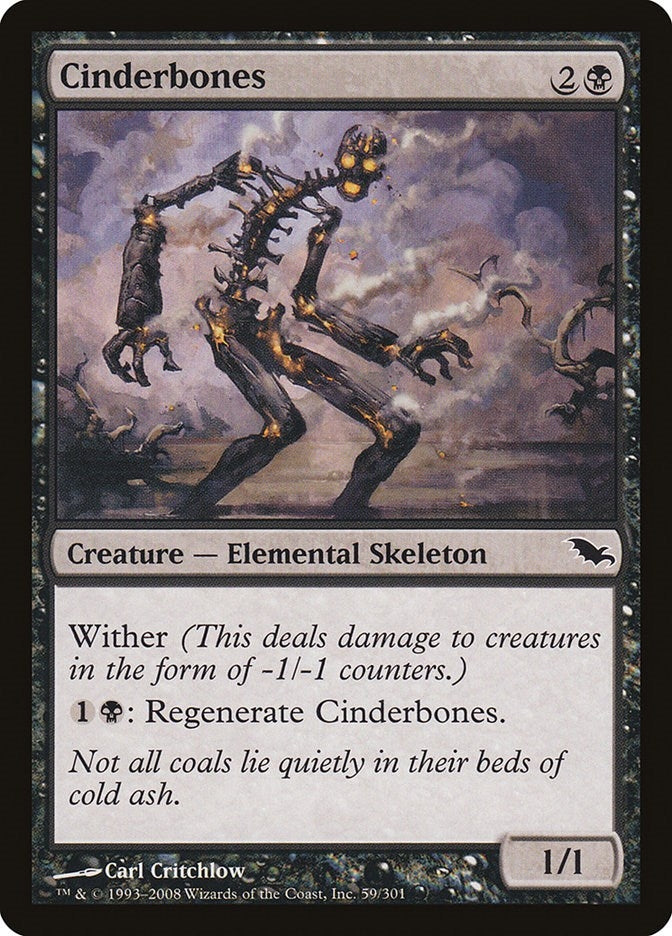 Image for Cinderbones (Shadowmoor) (59) - Magic: The Gathering
