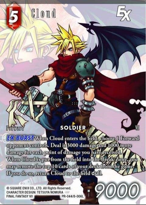 Image for Cloud EX - PR-044/8-006L (FF: Promo Cards) (PR-044/8-006L) - Final Fantasy TCG