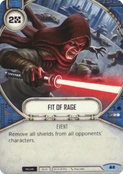 Image for Fit of Rage (Convergence) (8) - Star Wars: Destiny