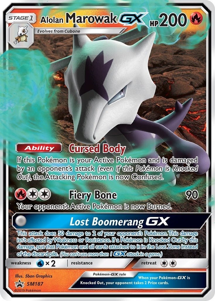 Image for Alolan Marowak GX - SM187 (SM Promos) (SM187) - Pokemon