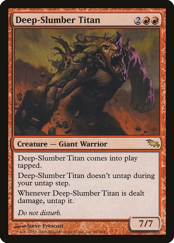 Image for Deep-Slumber Titan (Shadowmoor) (89) - Magic: The Gathering