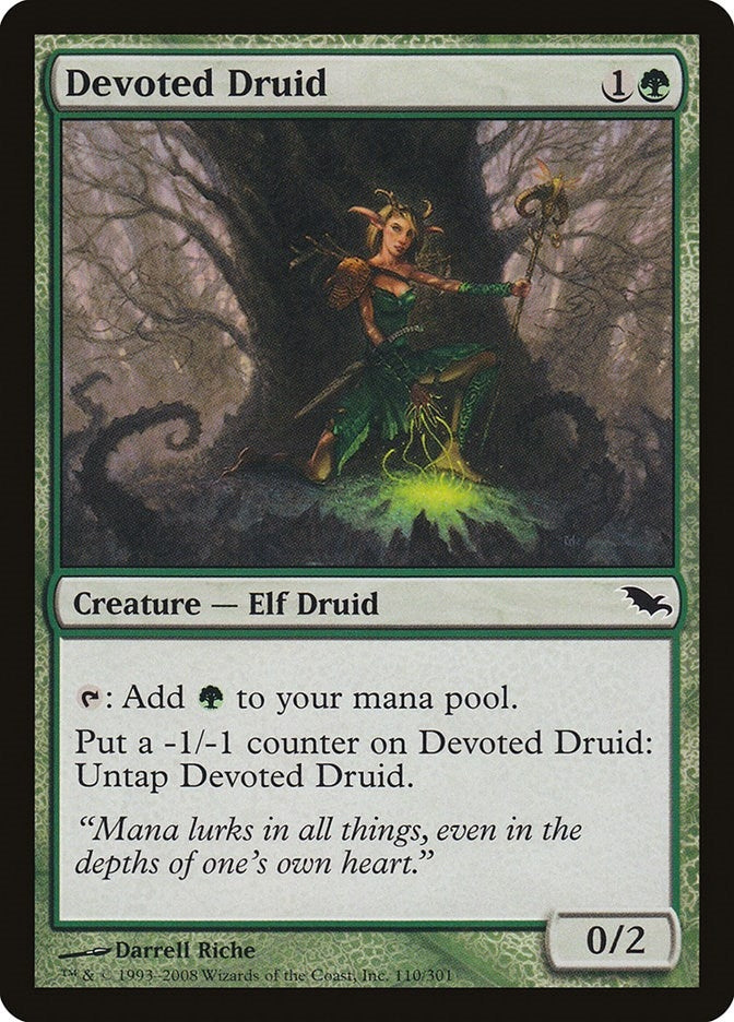 Image for Devoted Druid (Shadowmoor) (110) - Magic: The Gathering
