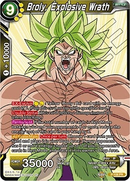 Image for Broly, Explosive Wrath (Promotion Cards) (P-106) - Dragon Ball Super: Masters