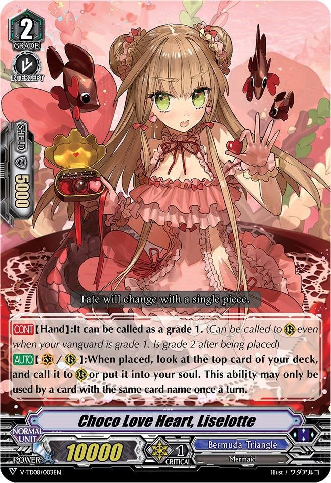 Image for Choco Love Heart, Liselotte (V-TD08: Schokolade Melody) (V-TD08/003EN) - Cardfight Vanguard