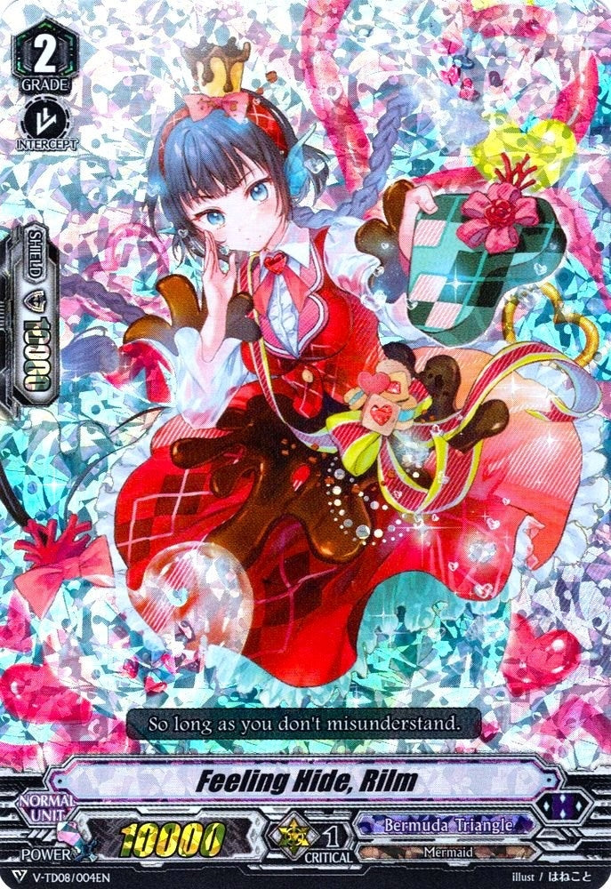 Image for Feeling Hide, Rilm (RRR Foil) (V-TD08: Schokolade Melody) (V-TD08/004EN) - Cardfight Vanguard