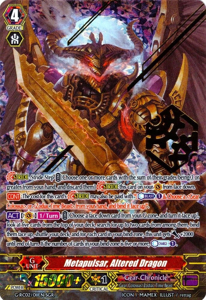 Image for Metapulsar, Altered Dragon (G-RC02: Revival Collection) (G-RC02/011EN) - Cardfight Vanguard