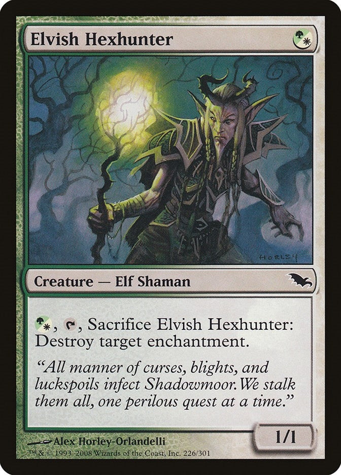 Image for Elvish Hexhunter (Shadowmoor) (226) - Magic: The Gathering