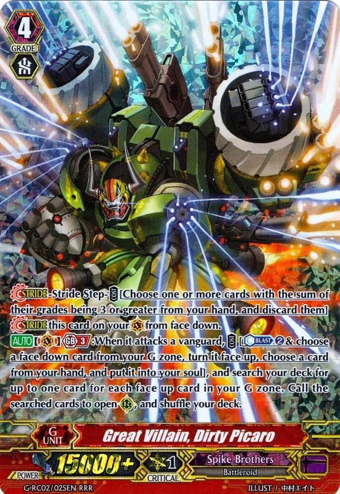 Image for Great Villain, Dirty Picaro (G-RC02: Revival Collection) (G-RC02/025EN) - Cardfight Vanguard