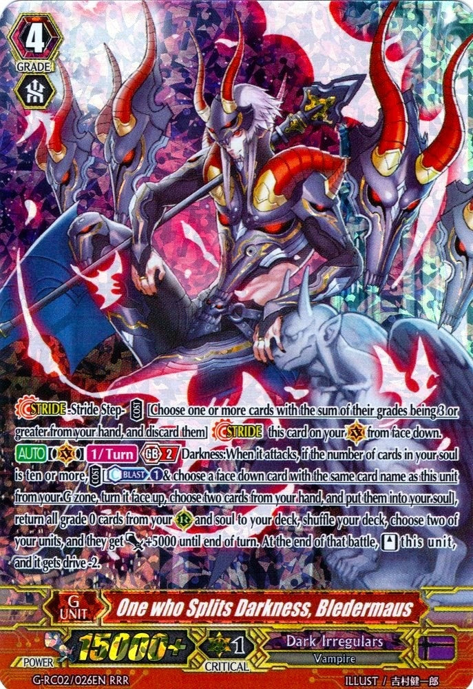 Image for One who Splits Darkness, Bledermaus (G-RC02: Revival Collection) (G-RC02/026EN) - Cardfight Vanguard