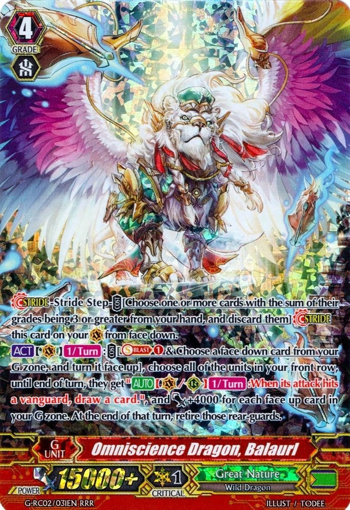 Image for Omniscience Dragon, Balaurl (G-RC02: Revival Collection) (G-RC02/031EN) - Cardfight Vanguard