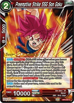 Image for Preemptive Strike SSG Son Goku (Destroyer Kings Pre-Release Cards) (BT6-004_PR) - Dragon Ball Super: Masters