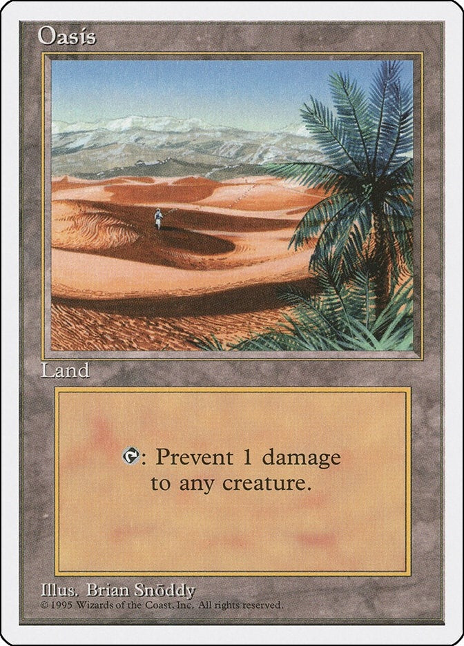 Image for Oasis (Fourth Edition) - Magic: The Gathering