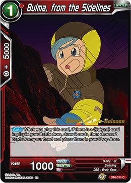 Image for Bulma, from the Sidelines (Destroyer Kings Pre-Release Cards) (BT6-011_PR) - Dragon Ball Super: Masters