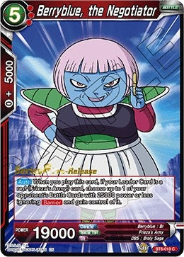 Image for Berryblue, the Negotiator (Destroyer Kings Pre-Release Cards) (BT6-019_PR) - Dragon Ball Super: Masters