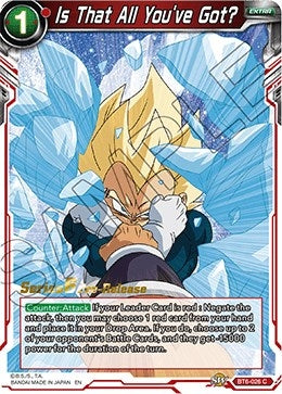 Image for Is That All You've Got? (Destroyer Kings Pre-Release Cards) (BT6-026_PR) - Dragon Ball Super: Masters