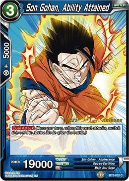 Image for Son Gohan, Ability Attained (Destroyer Kings Pre-Release Cards) (BT6-032_PR) - Dragon Ball Super: Masters