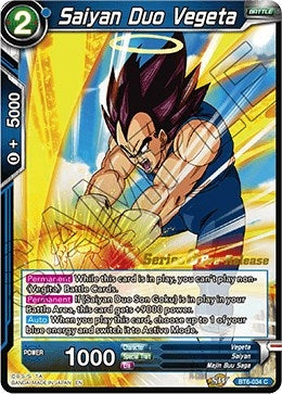 Image for Saiyan Duo Vegeta (Destroyer Kings Pre-Release Cards) (BT6-034_PR) - Dragon Ball Super: Masters