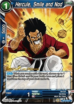 Image for Hercule, Smile and Nod (Destroyer Kings Pre-Release Cards) (BT6-040_PR) - Dragon Ball Super: Masters