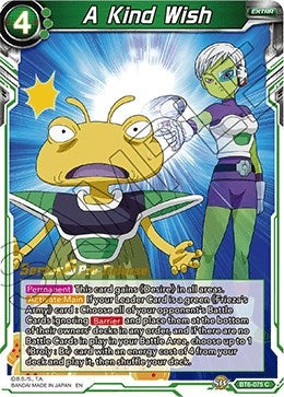 Image for A Kind Wish (Destroyer Kings Pre-Release Cards) (BT6-075_PR) - Dragon Ball Super: Masters