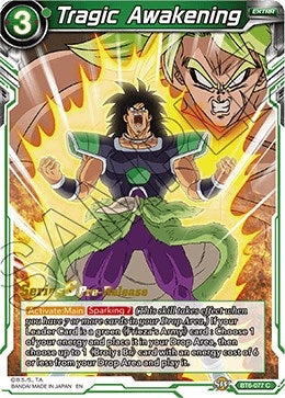Image for Tragic Awakening (Destroyer Kings Pre-Release Cards) (BT6-077_PR) - Dragon Ball Super: Masters