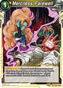 Image for Merciless Farewell (Destroyer Kings Pre-Release Cards) (BT6-102_PR) - Dragon Ball Super: Masters