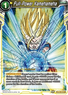 Image for Full-Power Kamehameha (Destroyer Kings Pre-Release Cards) (BT6-103_PR) - Dragon Ball Super: Masters
