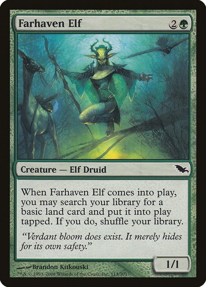 Image for Farhaven Elf (Shadowmoor) (113) - Magic: The Gathering
