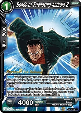 Image for Bonds of Friendship Android 8 (Destroyer Kings Pre-Release Cards) (BT6-114_PR) - Dragon Ball Super: Masters