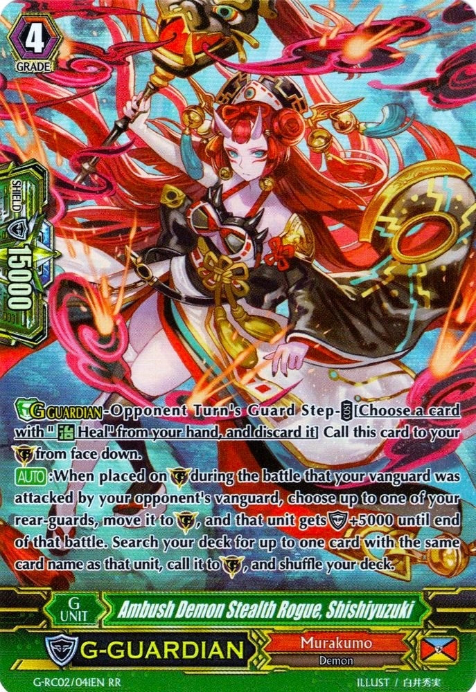 Image for Ambush Demon Stealth Rogue, Shishiyuzuki (G-RC02: Revival Collection) (G-RC02/041EN) - Cardfight Vanguard
