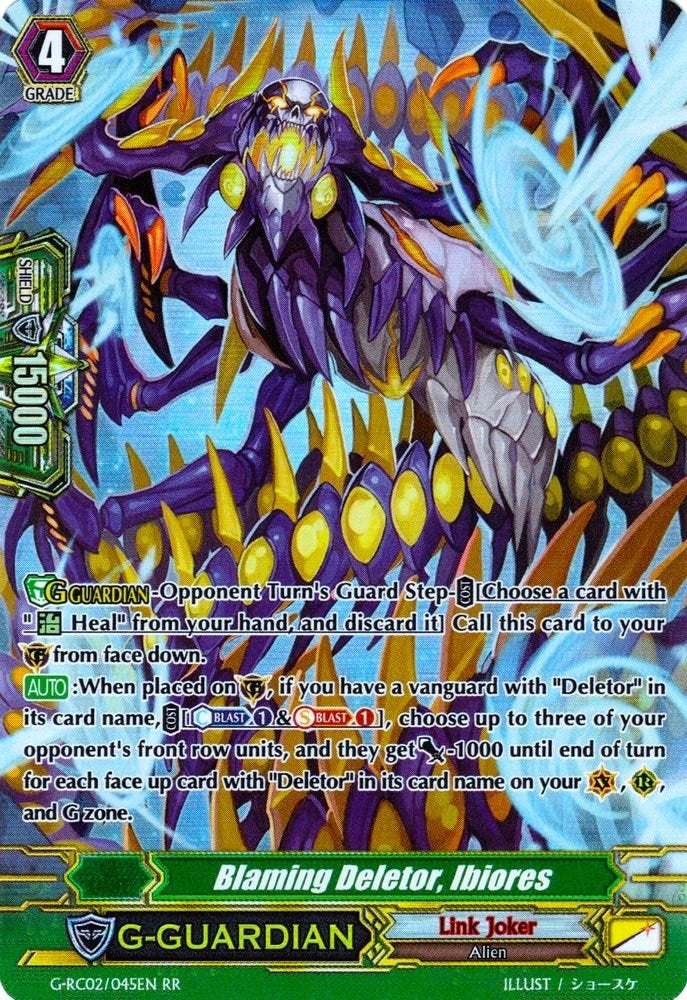 Image for Blaming Deletor, Ibiores (G-RC02: Revival Collection) (G-RC02/045EN) - Cardfight Vanguard