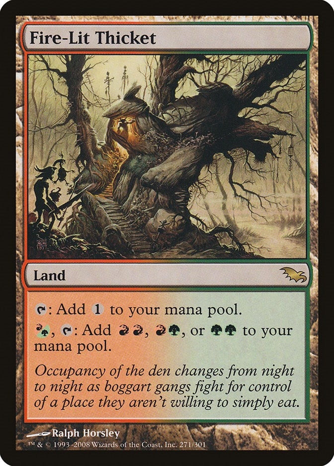 Image for Fire-Lit Thicket (Shadowmoor) (271) - Magic: The Gathering