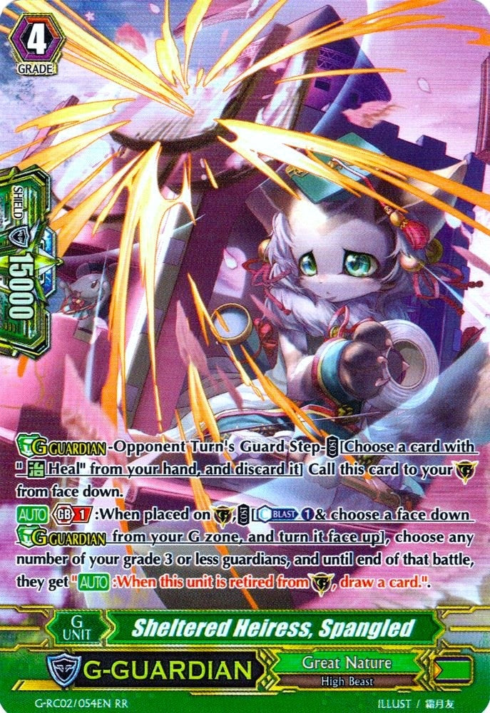 Image for Sheltered Heiress, Spangled (G-RC02: Revival Collection) (G-RC02/054EN) - Cardfight Vanguard