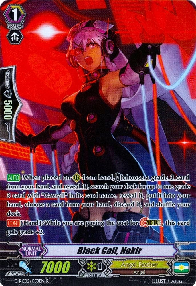 Image for Black Call, Nakir (G-RC02: Revival Collection) (G-RC02/058EN) - Cardfight Vanguard