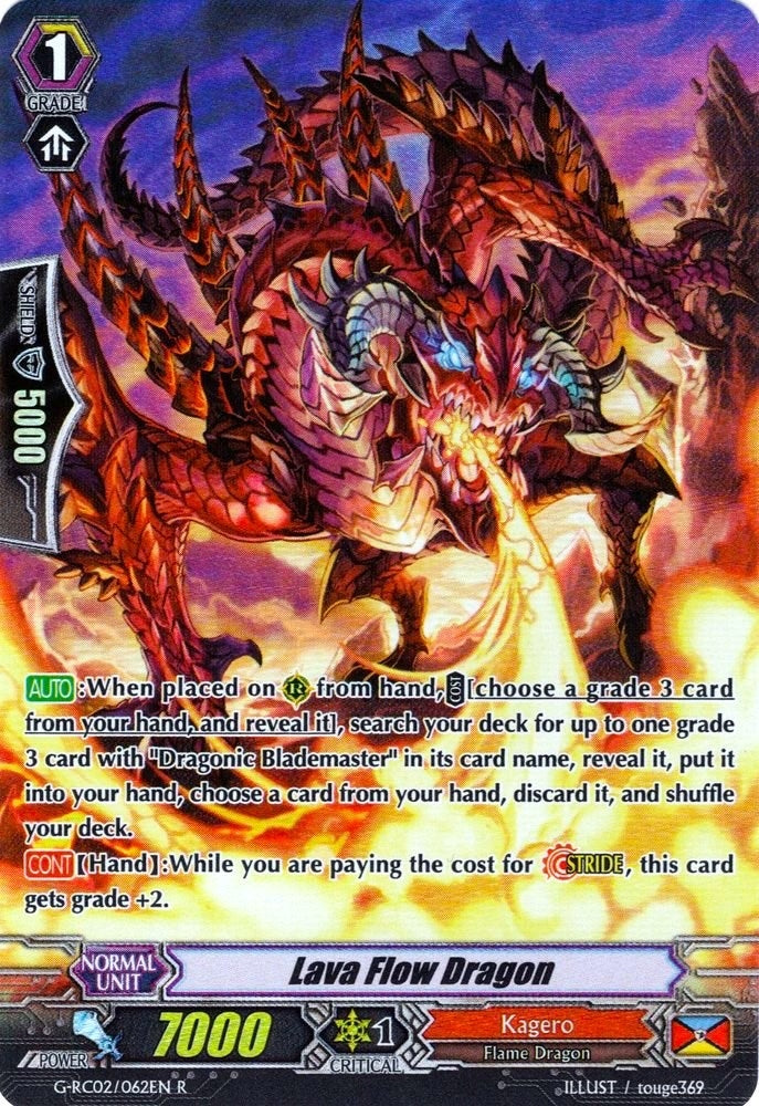 Image for Lava Flow Dragon (G-RC02: Revival Collection) (G-RC02/062EN) - Cardfight Vanguard