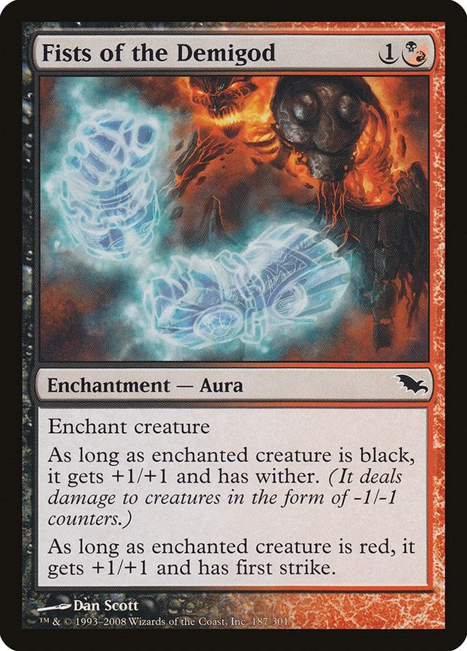 Image for Fists of the Demigod (Shadowmoor) (187) - Magic: The Gathering