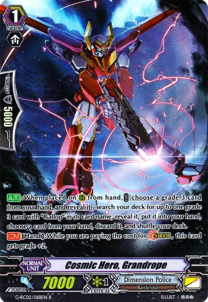 Image for Cosmic Hero, Grandrope (G-RC02: Revival Collection) (G-RC02/068EN) - Cardfight Vanguard