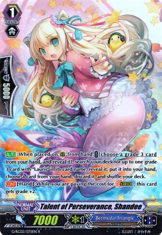 Image for Talent of Perseverance, Shandee (G-RC02: Revival Collection) (G-RC02/075EN) - Cardfight Vanguard