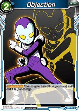 Image for Objection (Event Pack 3 - 2019) (Promotion Cards) (BT1-052_PR) - Dragon Ball Super: Masters