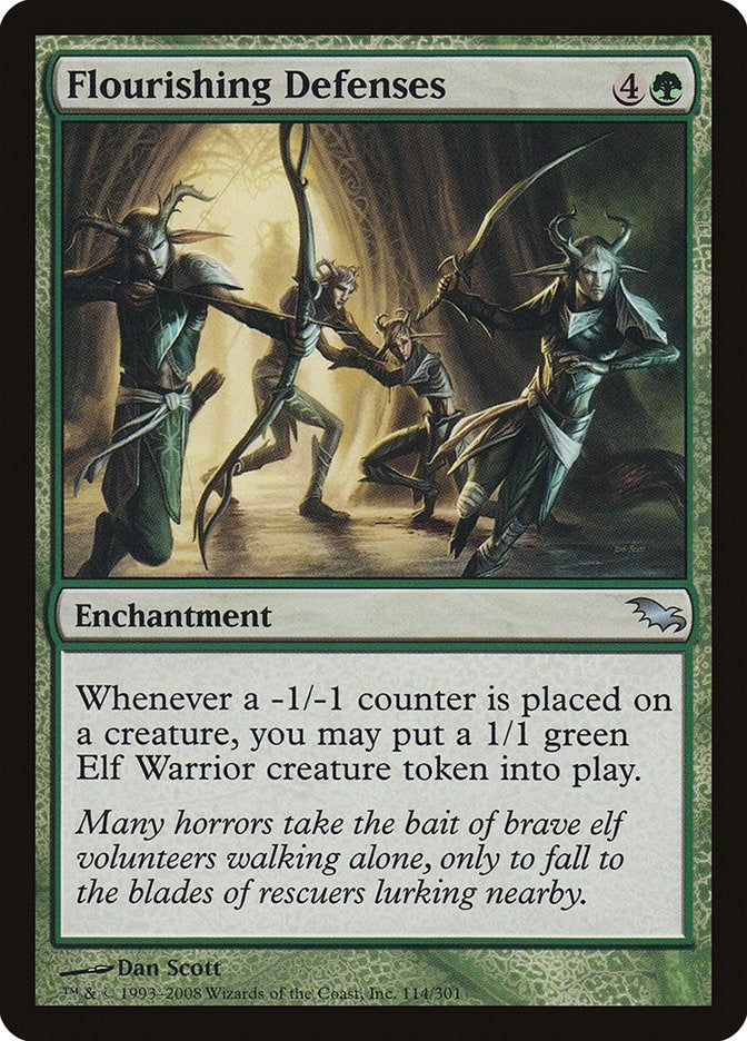 Image for Flourishing Defenses (Shadowmoor) (114) - Magic: The Gathering