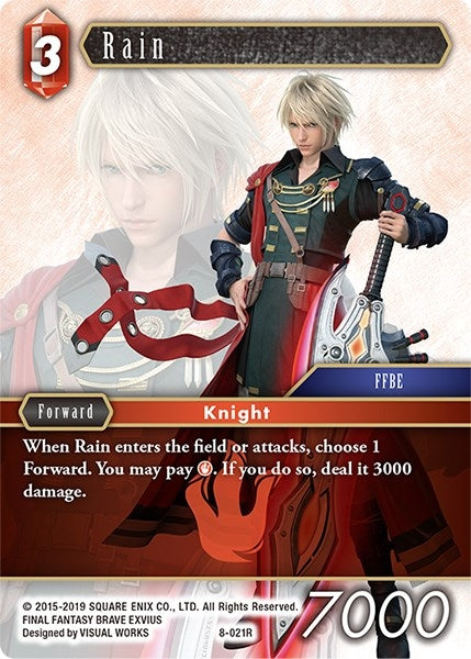 Image for Rain (Rare) (Opus VIII) (8-021R) - Final Fantasy TCG