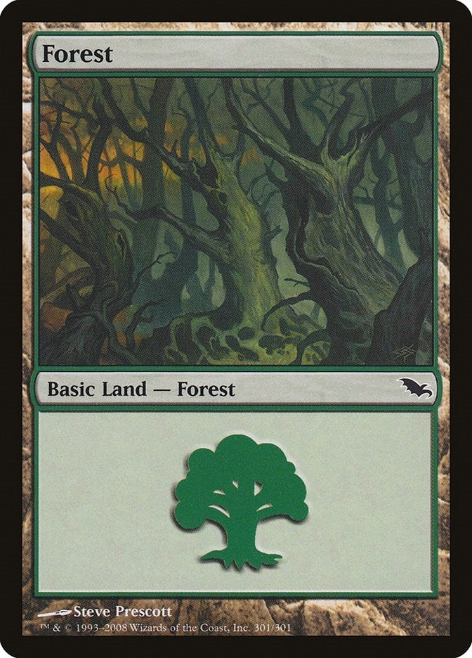 Image for Forest (301) (Shadowmoor) (301) - Magic: The Gathering