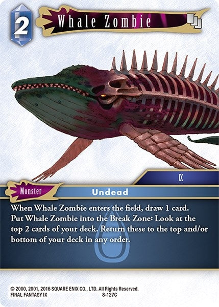 Image for Whale Zombie (Opus VIII) (8-127C) - Final Fantasy TCG