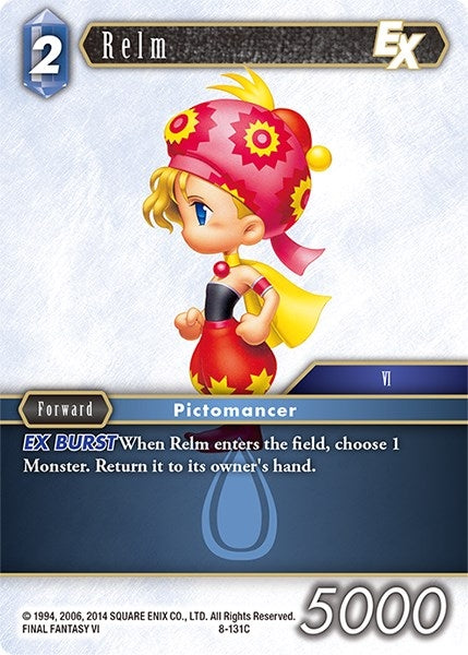 Image for Relm EX (Opus VIII) (8-131C) - Final Fantasy TCG